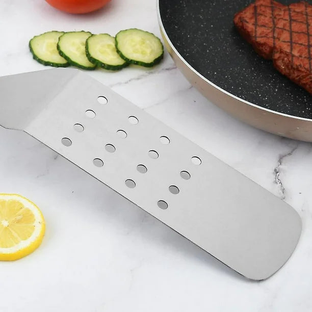 Stainless Kitchen Spatula with Wood Handle