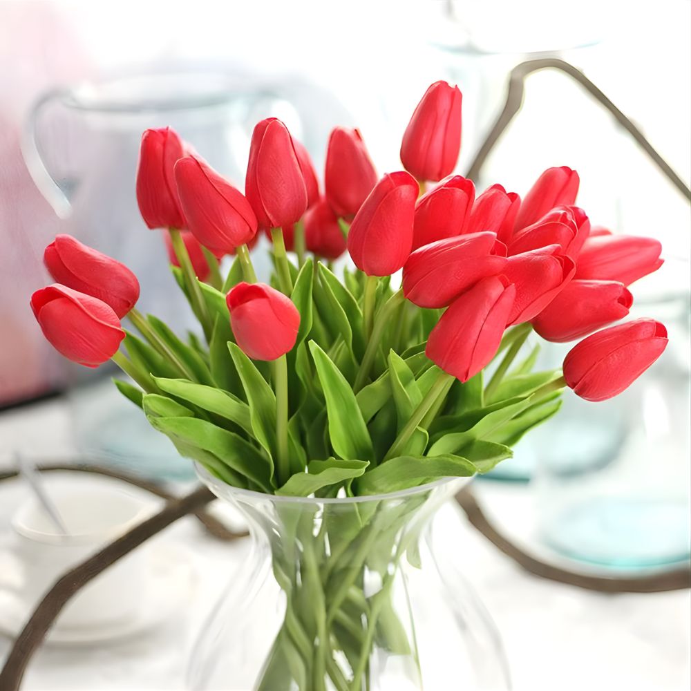 Tulia™ | Realistic Tulips Red