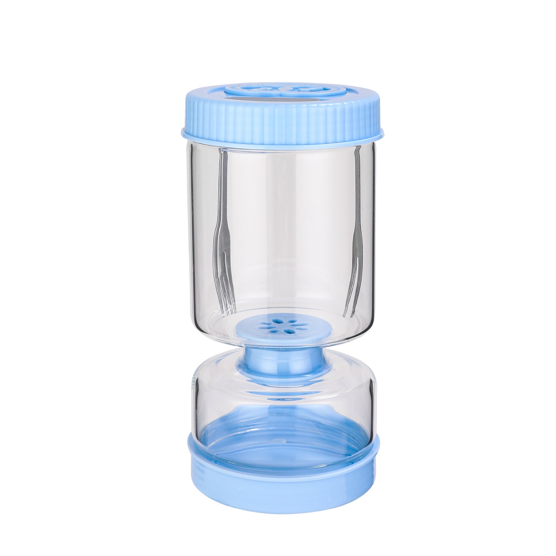 Flip & Drain Pickle Jar Blue