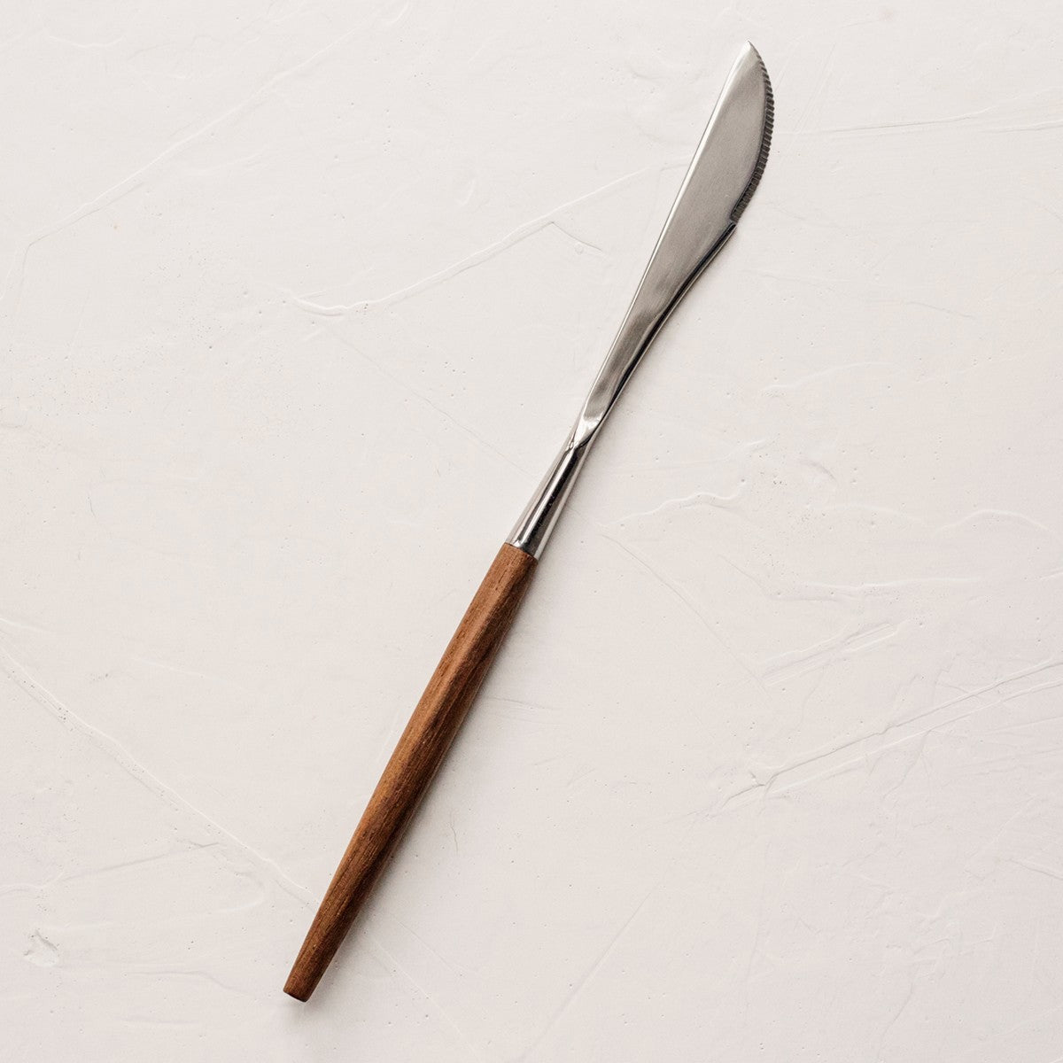Stainless Steel Flatware Set - 18/10 High Quality with Wood Handle