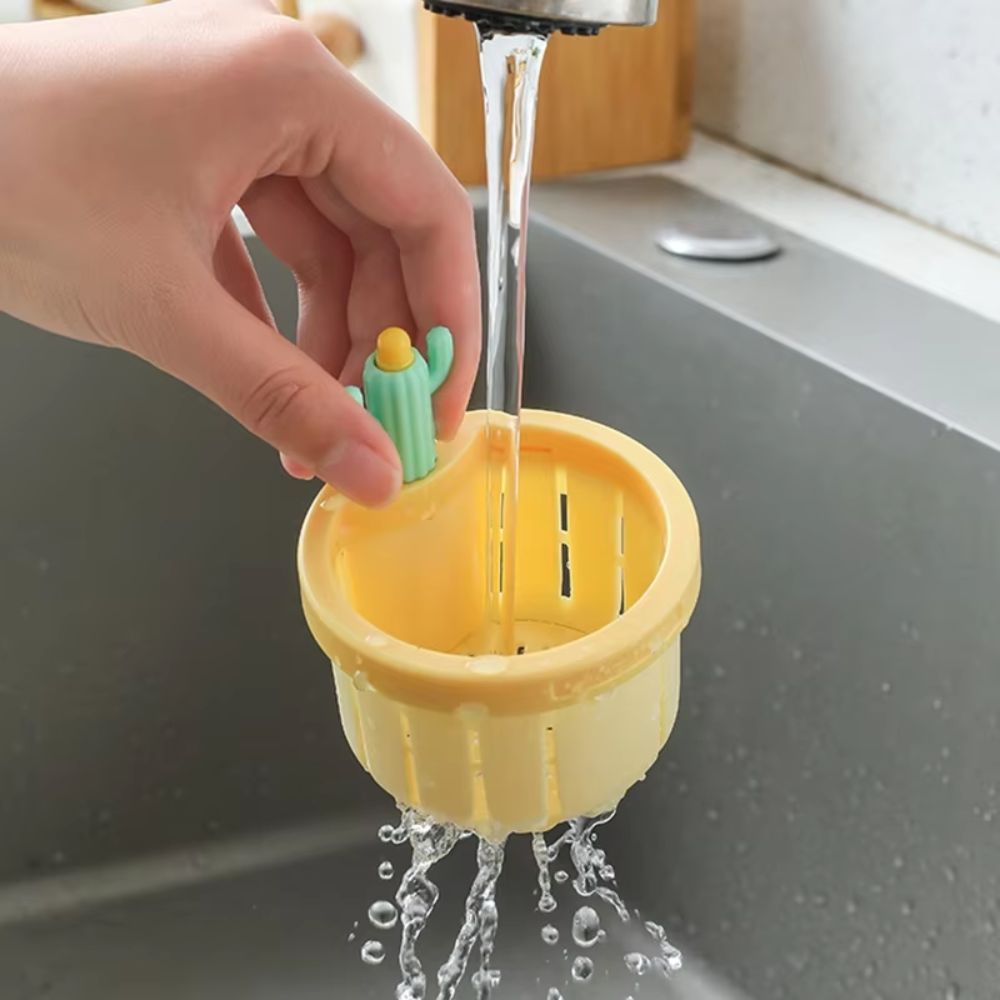 Cactus Sink Drain Strainer (2 Pcs) Yellow