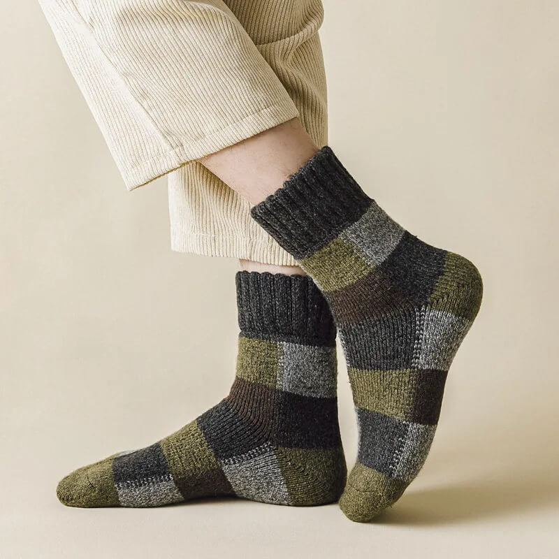 Men's Warm Wool Winter Socks 5-Pack