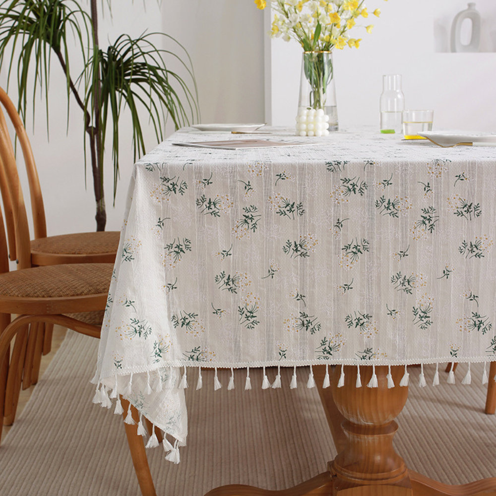 Floral Table Cloth Plant