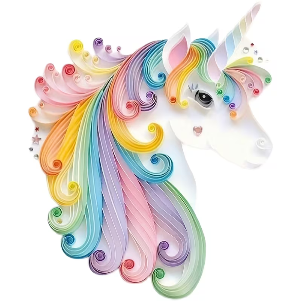 Paper Filigree Unicorn