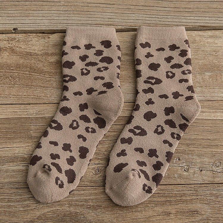 Women's Leopard Thermal Socks