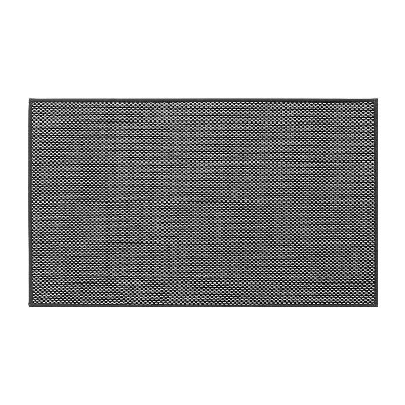 Linen Weave Non-Slip Kitchen Mat Gray