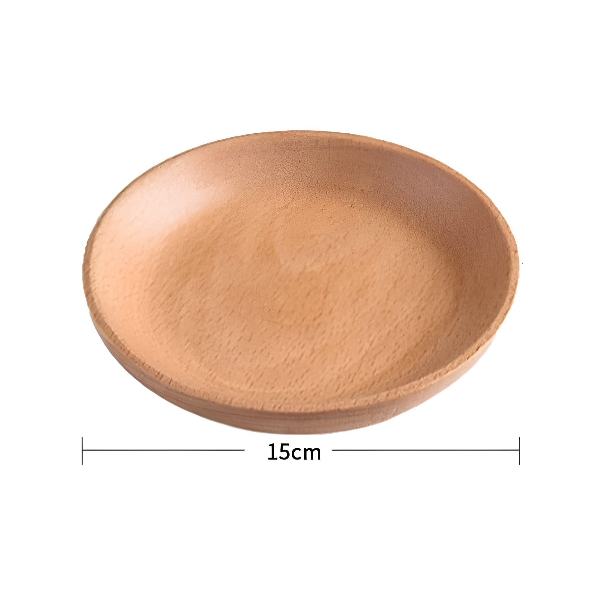 Handcrafted Walnut Wood Plate Light Large
