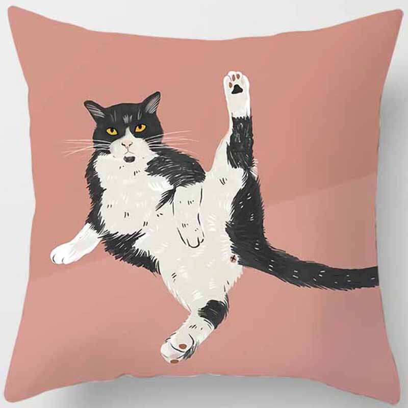 Feline Cushion Covers Stretch