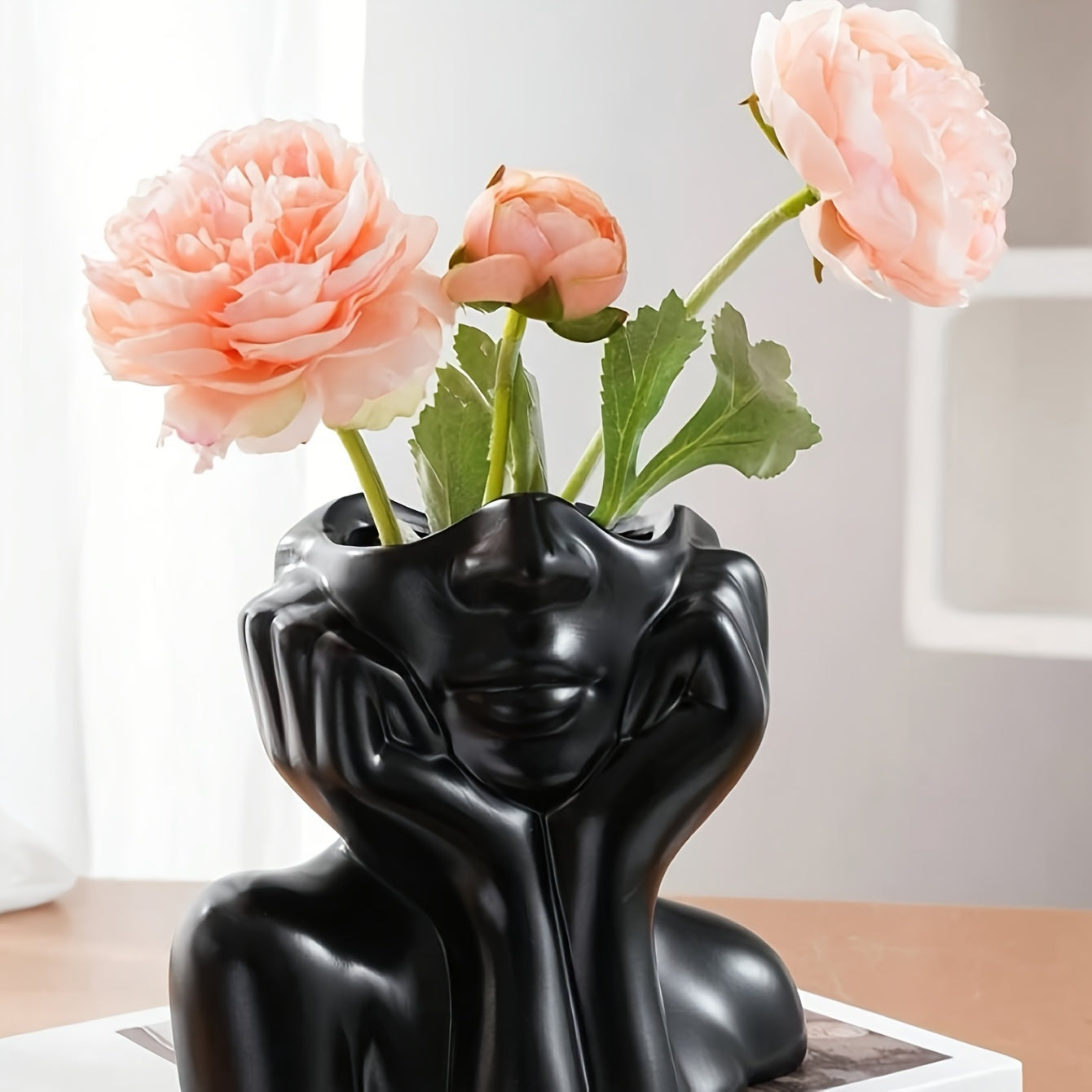 Sentient Artistic Vase Black