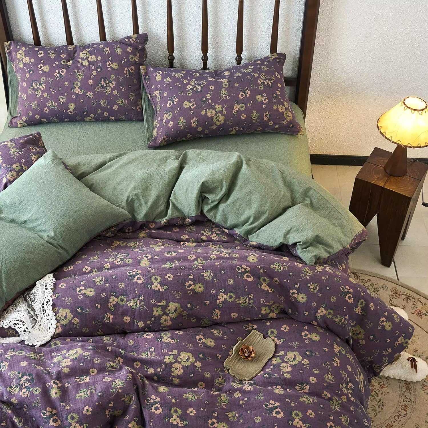 Vintage Floral Duvet Cover