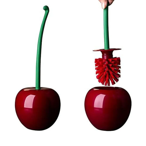 Cherry Toilet Brush Wine Red