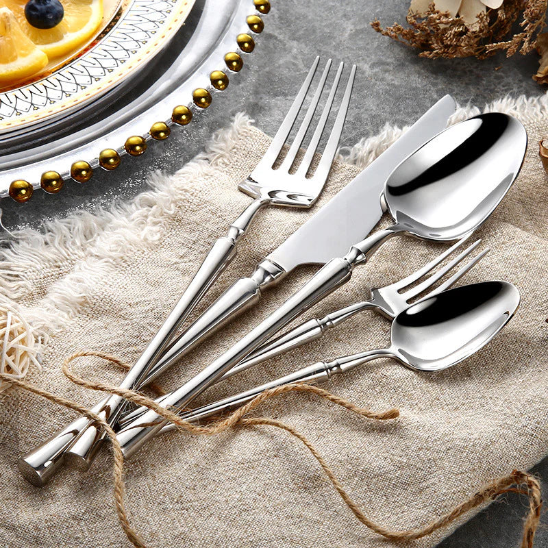 Celine Silver Flatware Set – Luxury Cutlery