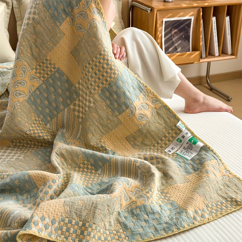 Retro Cotton Quilt - Patchwork Patterns