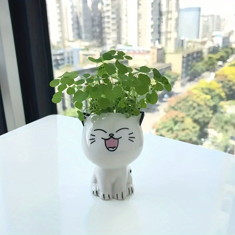 Kitty Planters Happy Kitty