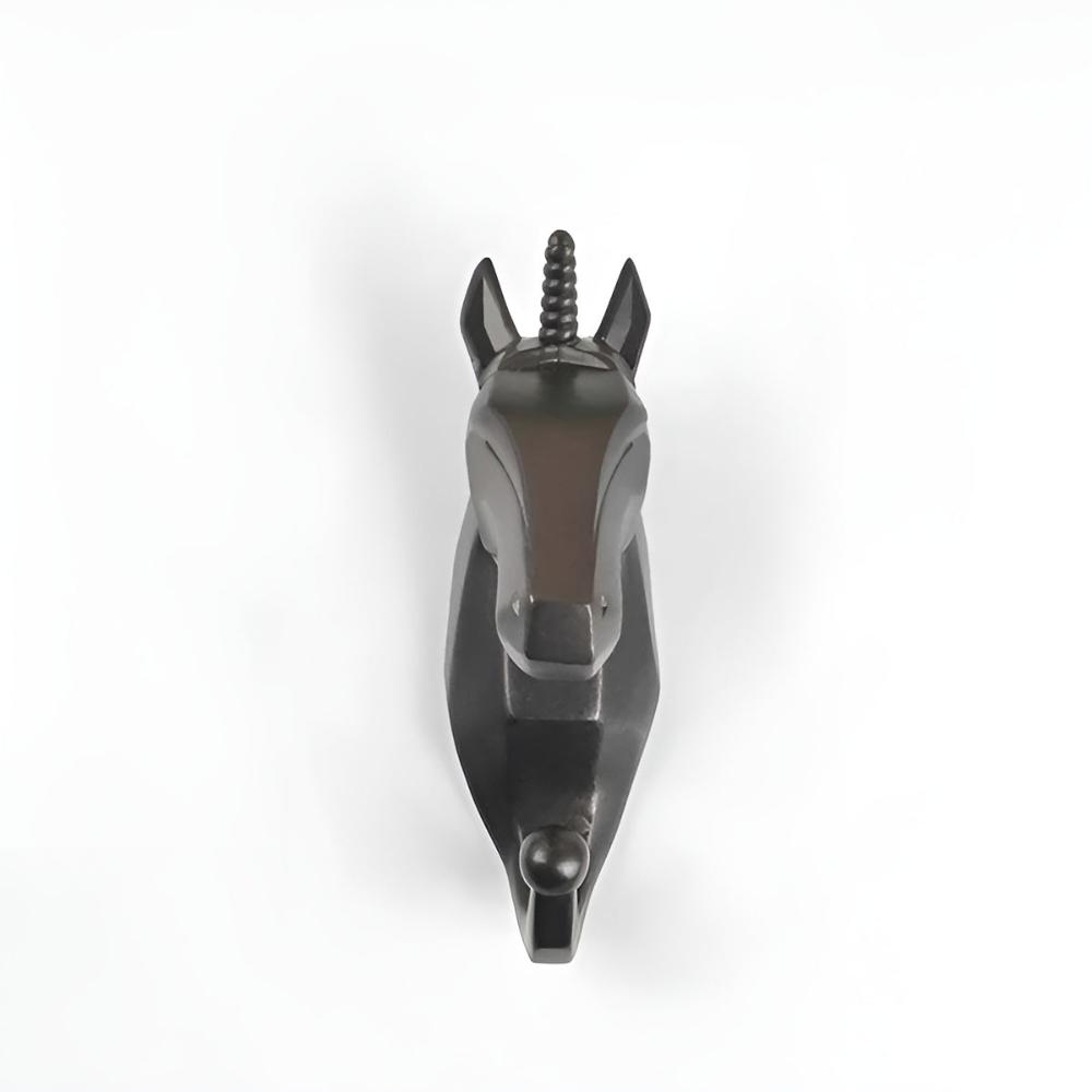Animal Head Wall-Mounted Key Holder Onyx Unicorn