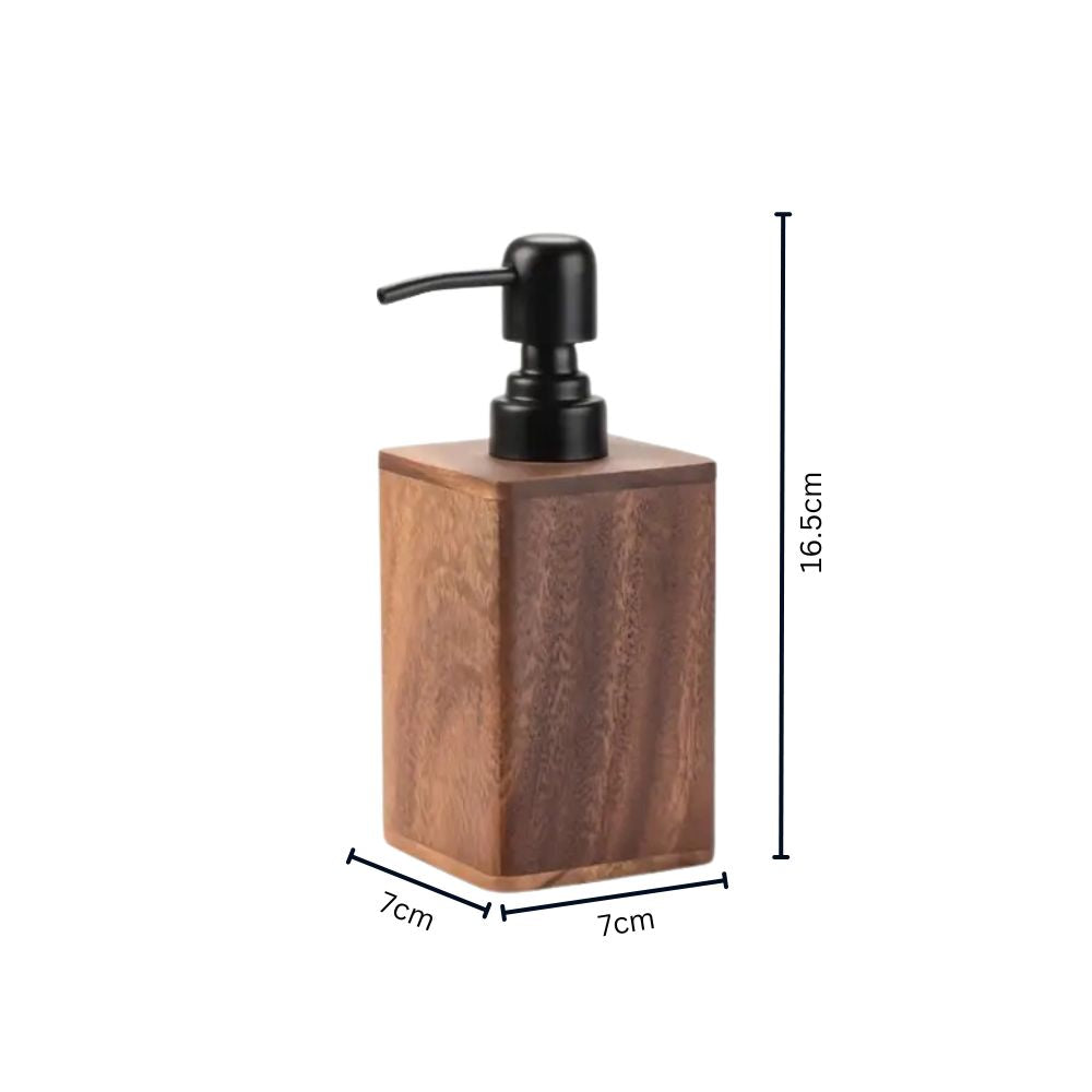 Walnut Aura Lotion & Soap Dispenser Petite Dispenser