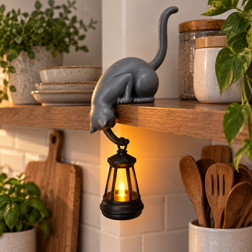 Playful Cat Light Decoration