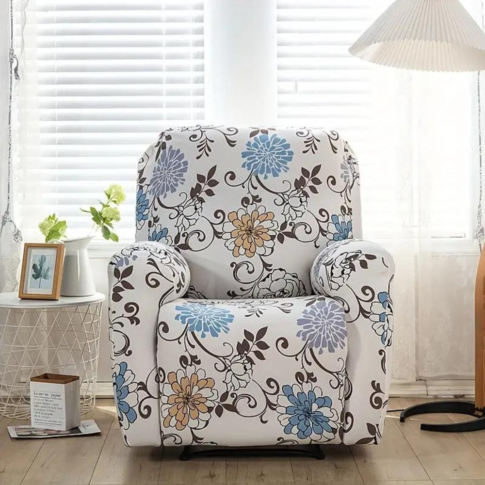 Blossom Recliner Sofa Cover Chrysanthemum