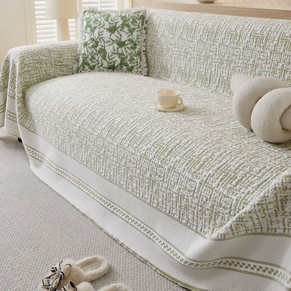 Crystal Chill Sofa Cover Sage Green