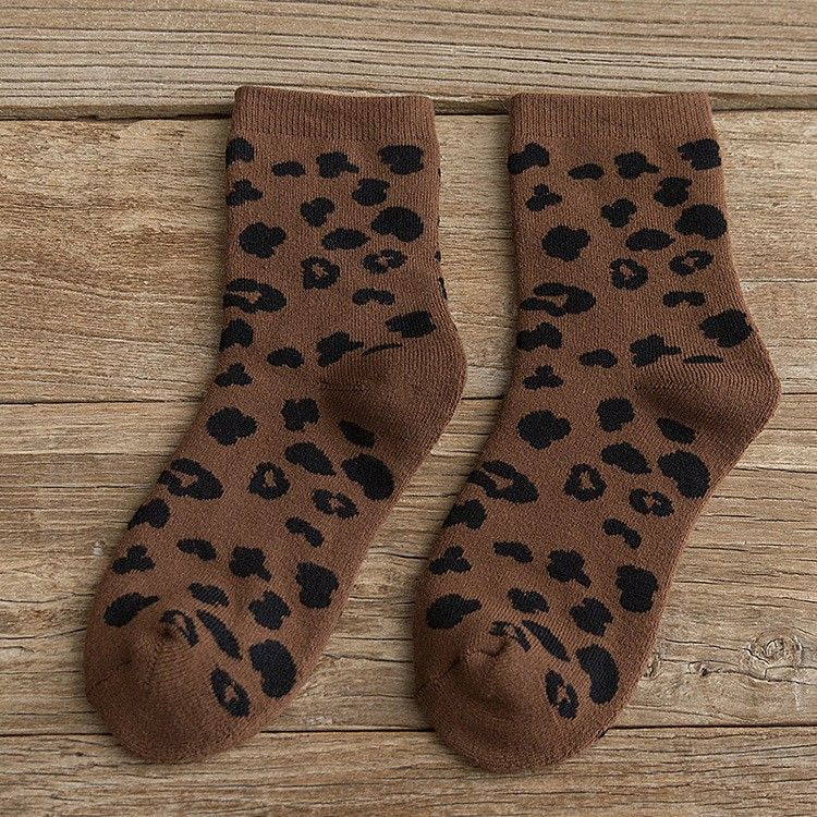 Women's Leopard Thermal Socks
