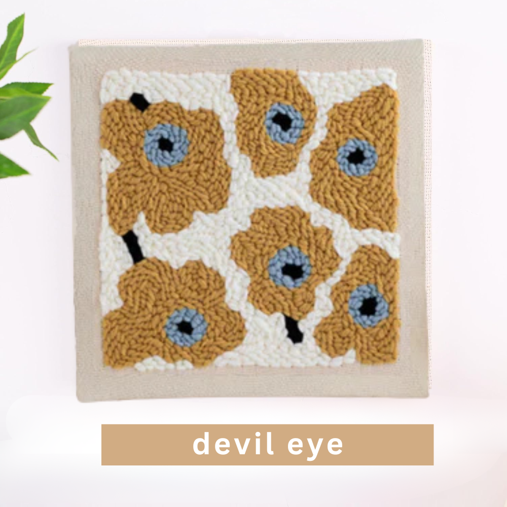 CozyArt™ | Punch Needling Kit Devil Eye