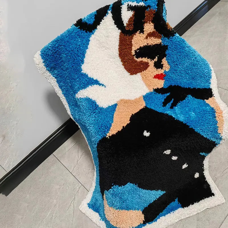 A-la Mode Magazine Tufted Rug