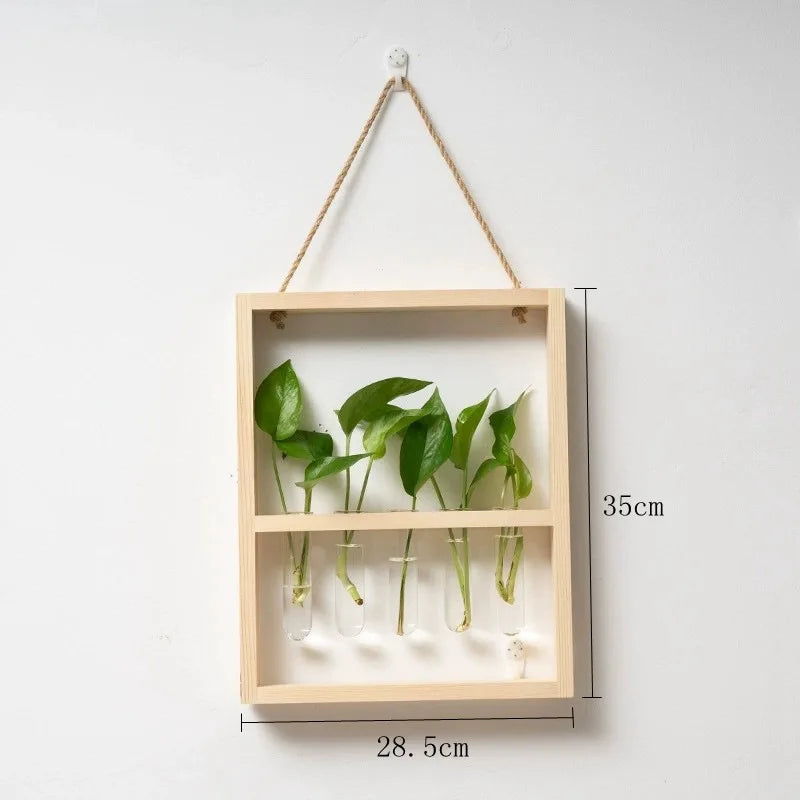 Plant Propagating Photo Frame Light Brown