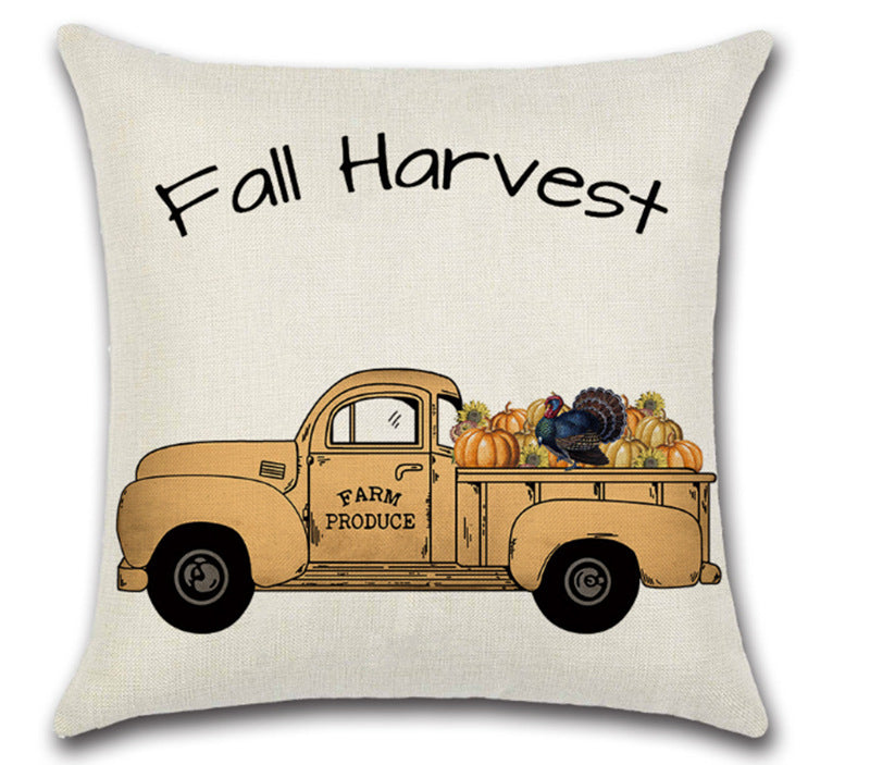 Autumn Time Cushion Covers Fall Harvest