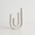 Abstract Arch Ceramic Candle Holders