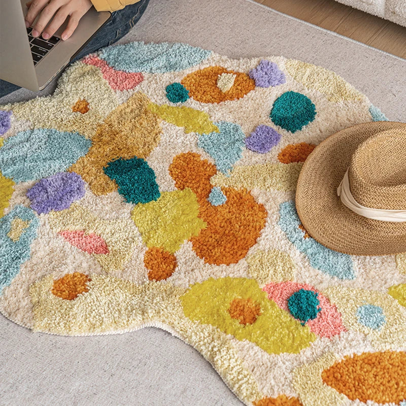 Acid Forest Irregular Area Rug