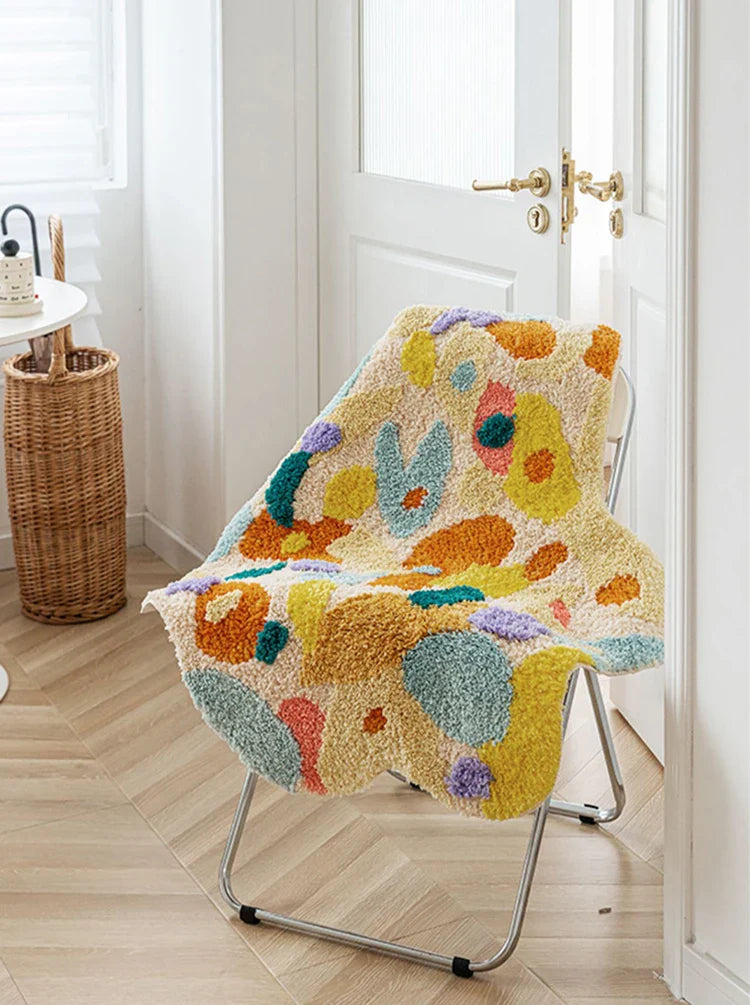Acid Forest Irregular Area Rug