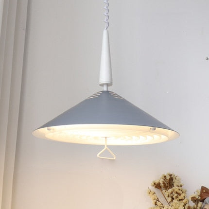 Agnes Retro Pendant Light Grey