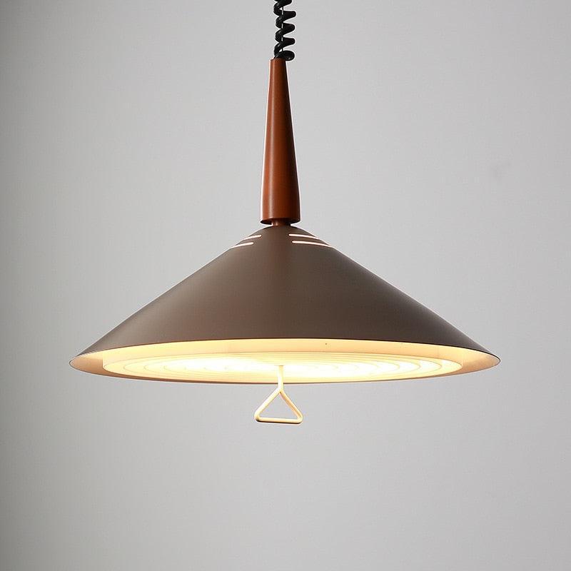 Agnes Retro Pendant Light Brown