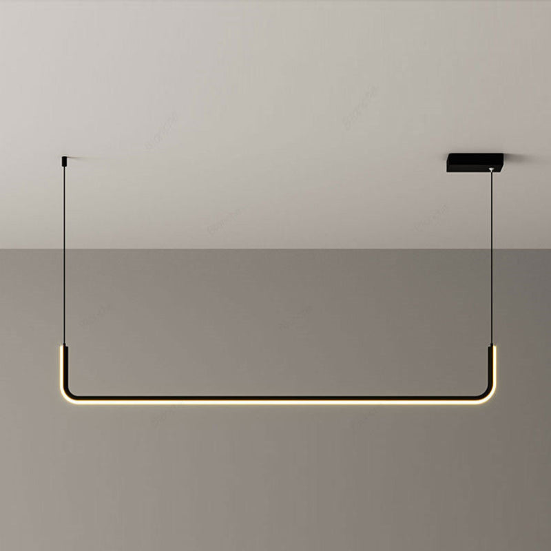 Alain Modern LED Line Chandelier