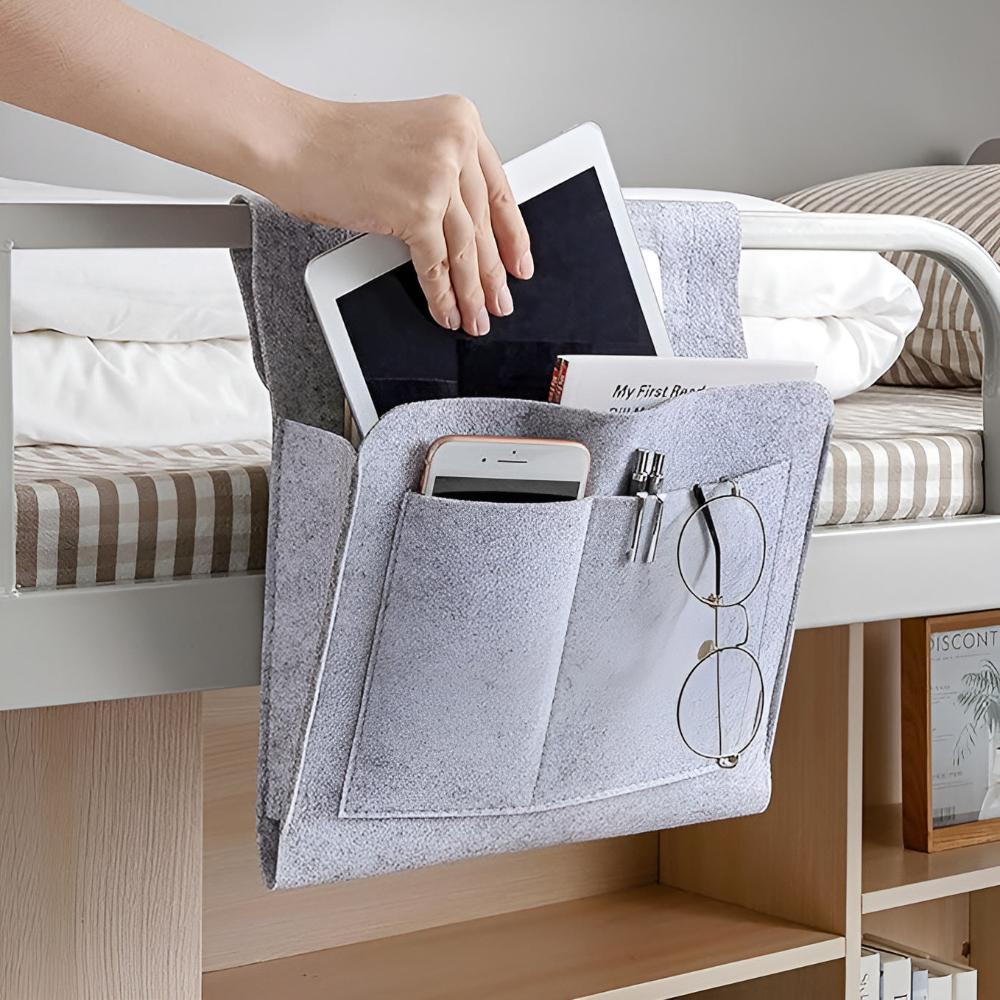 Bedside Dorm Storage Organizer Pocket