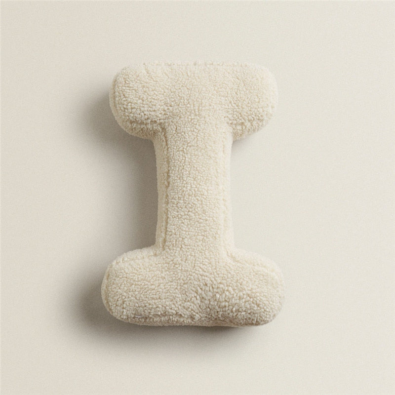 Alphabet Letter Fleece Pillows I