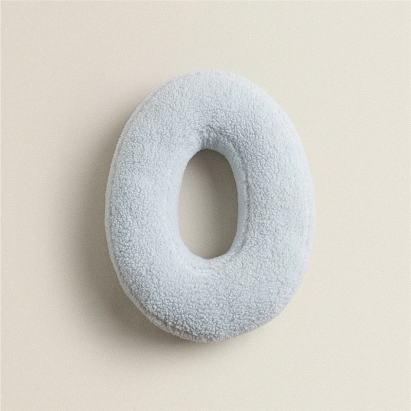 Alphabet Letter Fleece Pillows O