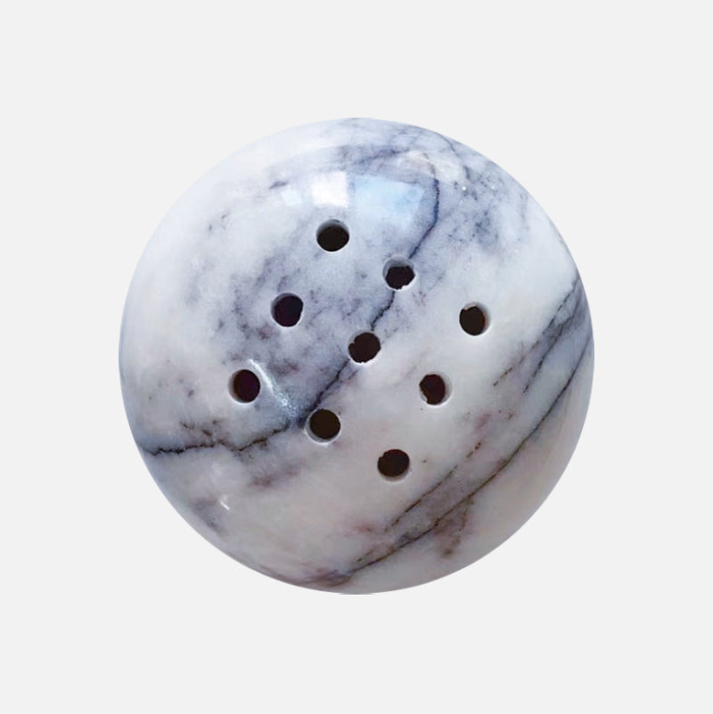 Amir Stone Incense Burner White Marble