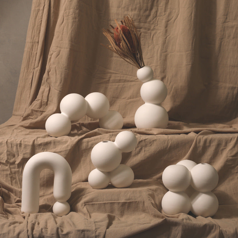 Andro Dot Porcelain Vases