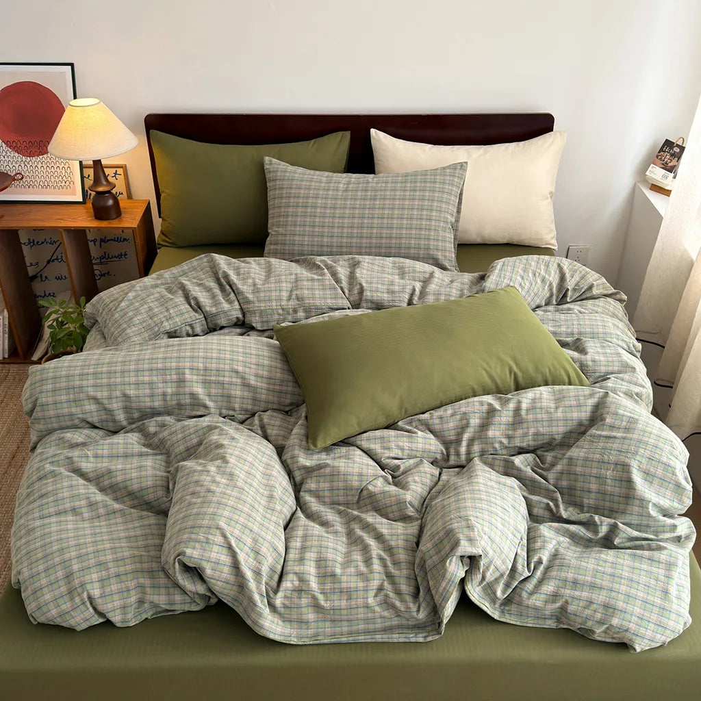 Annie Plaid Duvet Cover