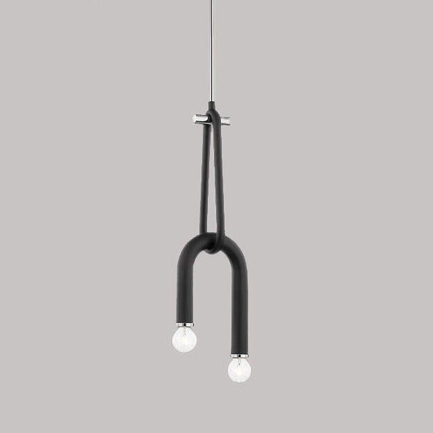Arc Double Bulb LED Pendant Chandelier