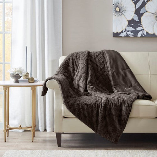 Arctic Ultra Plush Down Alternative Throw Chocolate