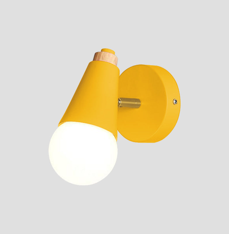 Ari Cone Mini Wall Sconce Yellow Yellow