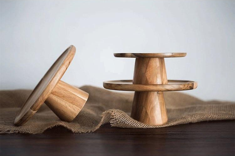 Arise Wood Display Stand