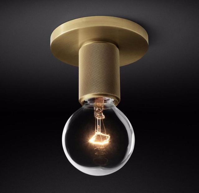Armed Retro Brass Series Ceiling Light - Final Sale