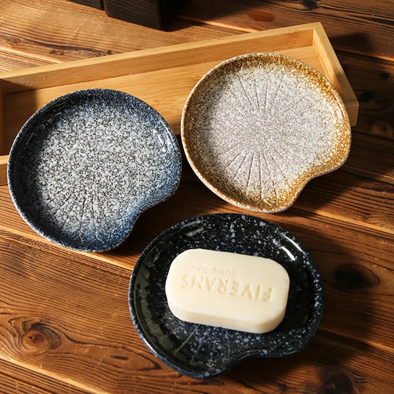 Artisan Glazed Ceramic Soap Dish