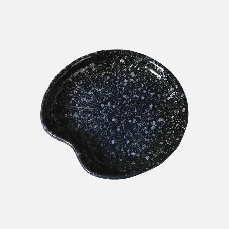 Artisan Glazed Ceramic Soap Dish Blue