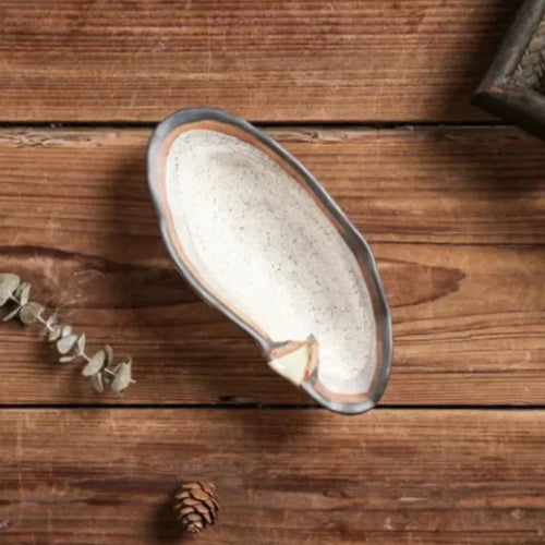Artisan Shell Serving Plates Cream Small