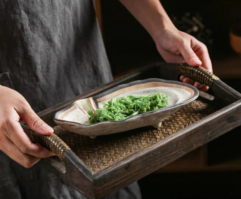Artisan Shell Serving Plates
