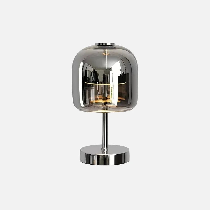 Astra Noir Glass Table Lamp